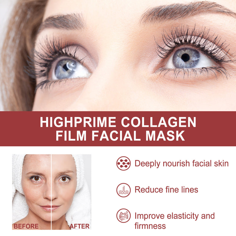 OUHOE Highprime Collagen Film 3 PCS Facial Mask