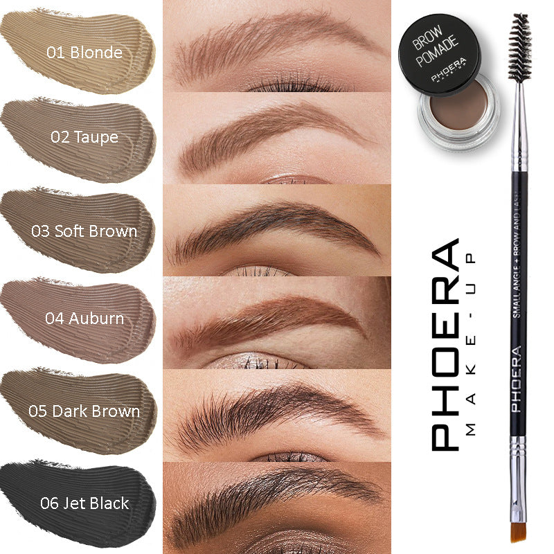 PHOERA Eyebrow Cream: 6 Vibrant Colors for Fashion & Nature