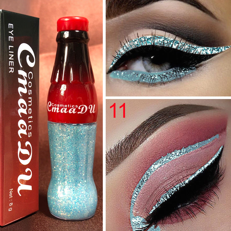 Color Eyeliner Glitter Pencil Women Party Makeup Cosmetics Beauty