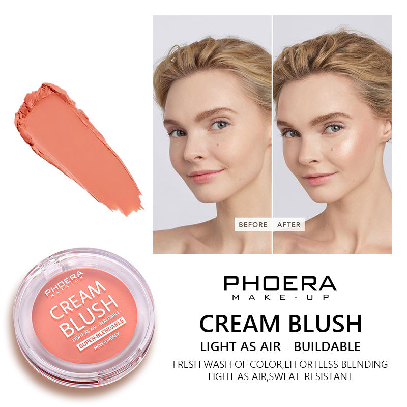 PHOERA Makeup Cream Blush Light As Air