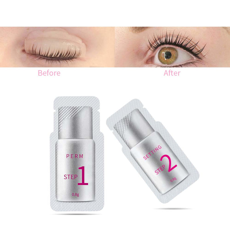 Pairs Pouch Eyelash Perm Lotion Lashes Lift Quick Perming Beauty Tools