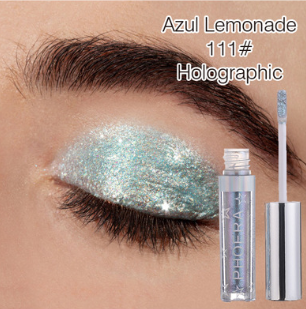 PHOERA Liquid eyeshadow Azul Lemonade Holographic color