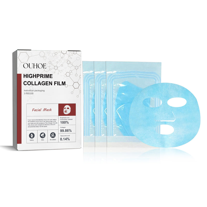 OUHOE Highprime Collagen Film 3 PCS Facial Mask