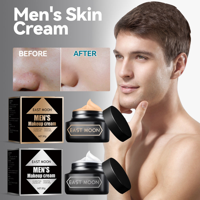 East Moon Men Makeup Cream 50g,Concealer and Brighten Skin