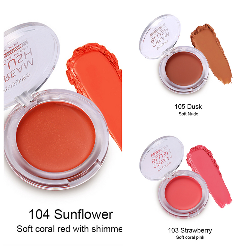 3set PHOERA Makeup Cream Blush sunflower, dusk and strawberry 