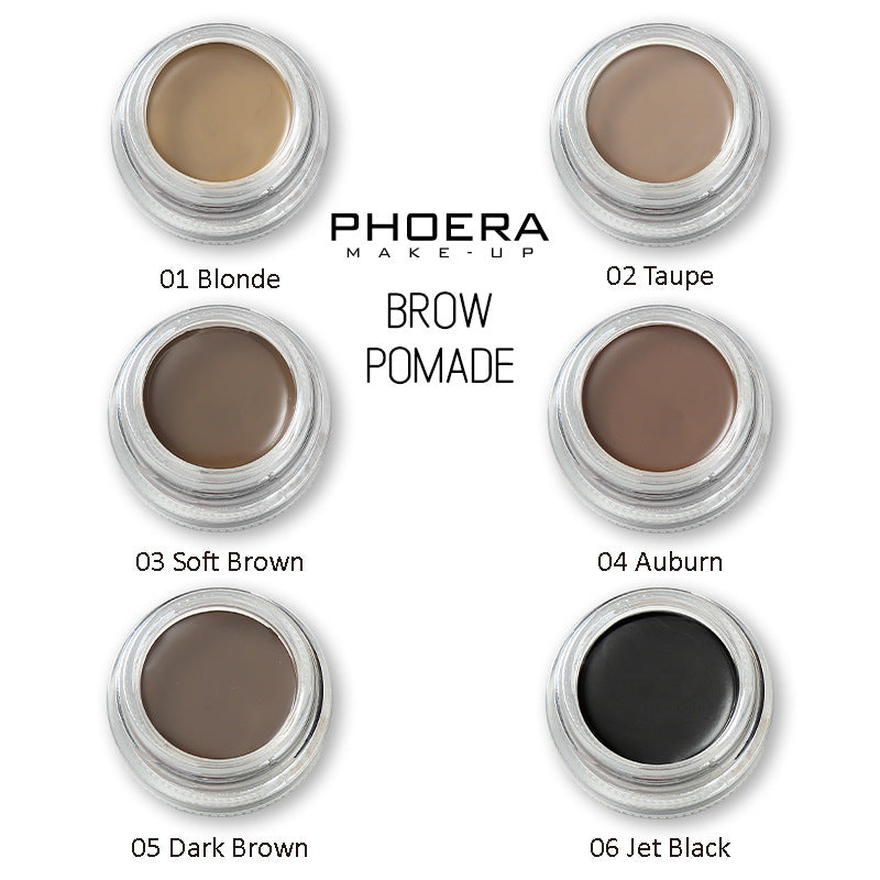 PHOERA Eyebrow Cream: 6 Vibrant Colors 