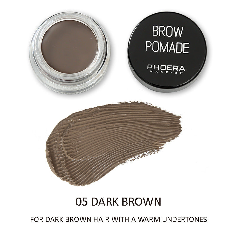 PHOERA Eyebrow Cream: Dark Brown Color