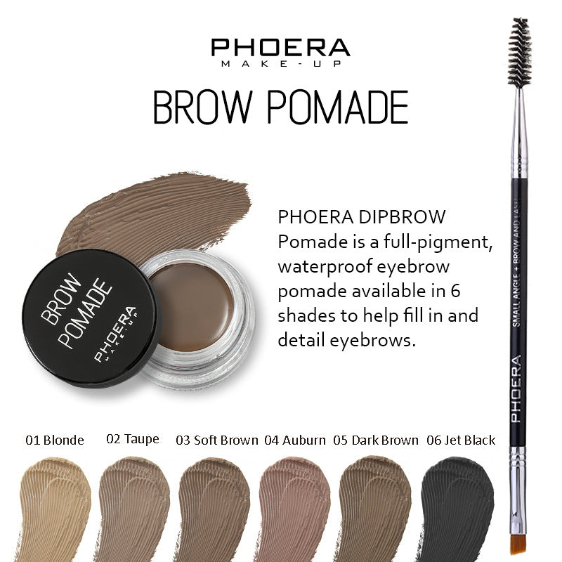 PHOERA Eyebrow Cream: 6 Vibrant Colors 