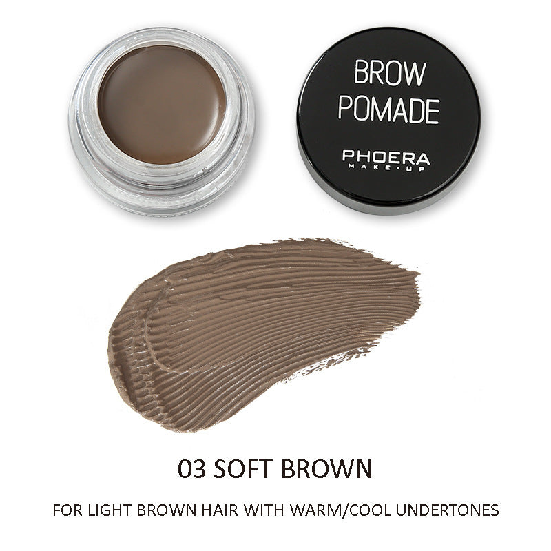 PHOERA Eyebrow Cream: Soft Brown Color